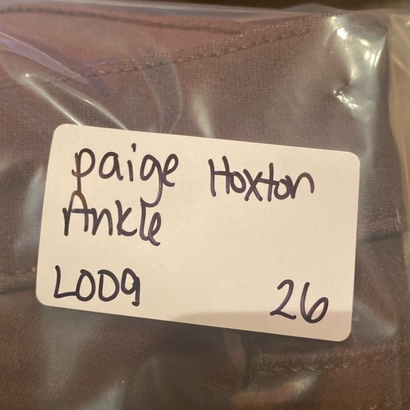 Paige Brown Hoxton Ankle Jeans Chicory Coffee / Chocolate Brown Size 26 - Picture 7 of 7